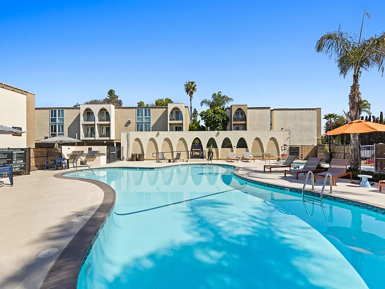 One of Several Resort-Style Pools at Veranda La Mesa in La Mesa, CA 91942