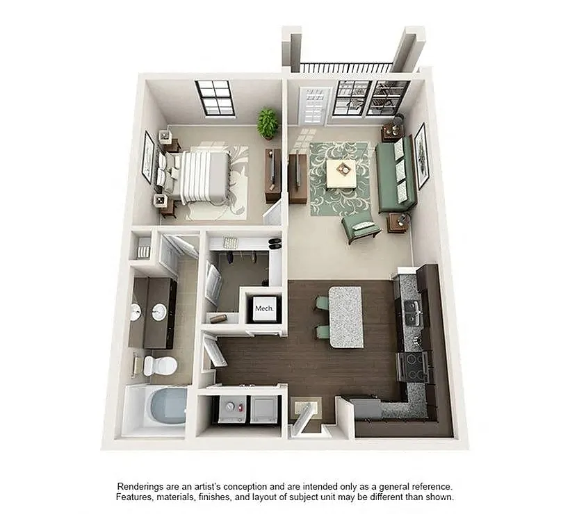 Floor plan Le Jardin