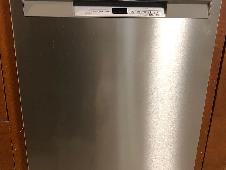 Brand new dishwasher, stainless steel tub