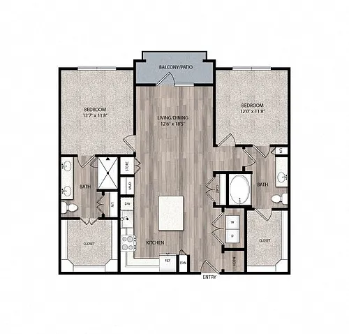 Floor plan B22