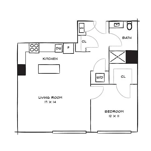 Floor plan Wave 1C