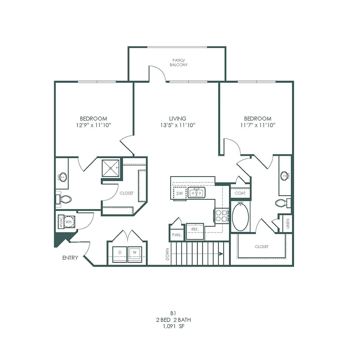 Floor plan B1- Attainable