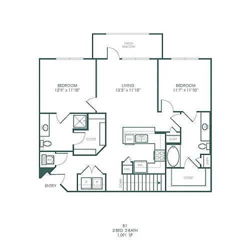 Floor plan B1- Attainable