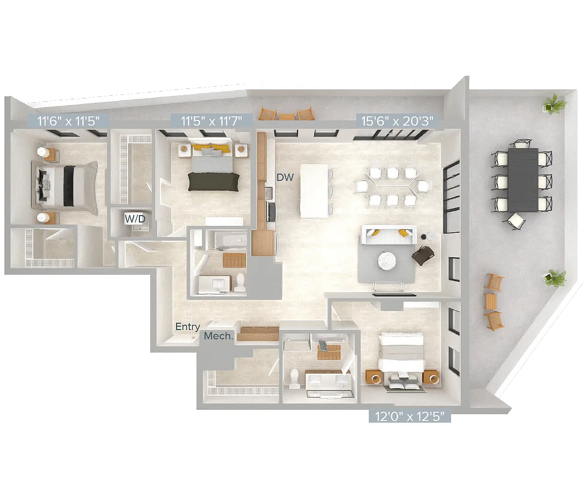 Floor plan C4