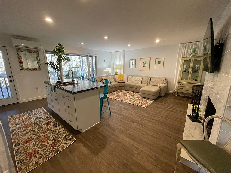 Living room from bedroom door