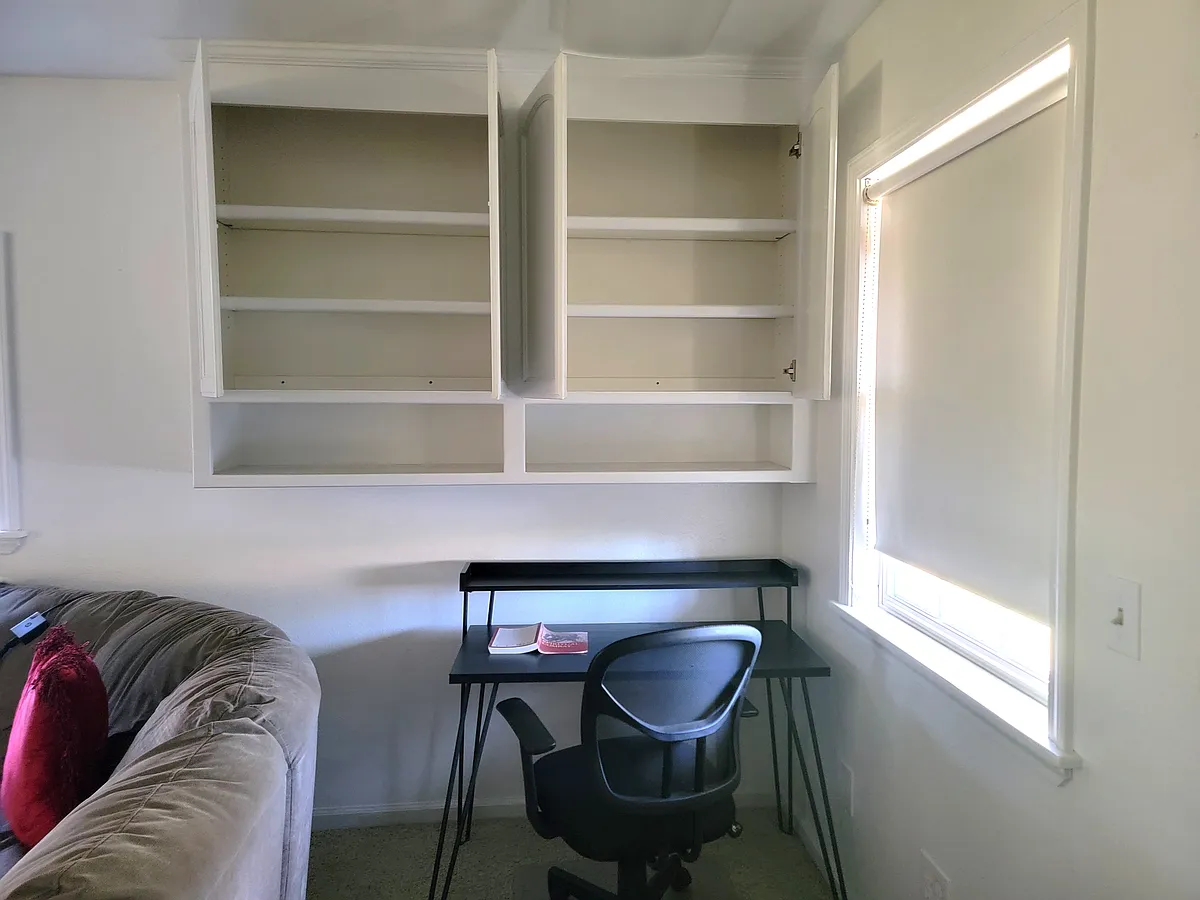 Workspace with desk and storage - 707 N Plumas St