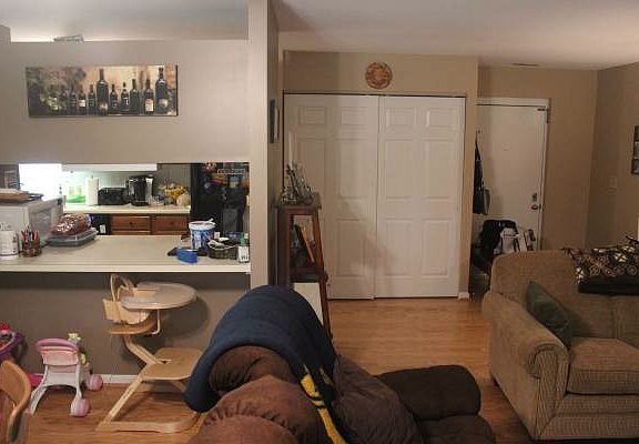 Front Door and Kitchen