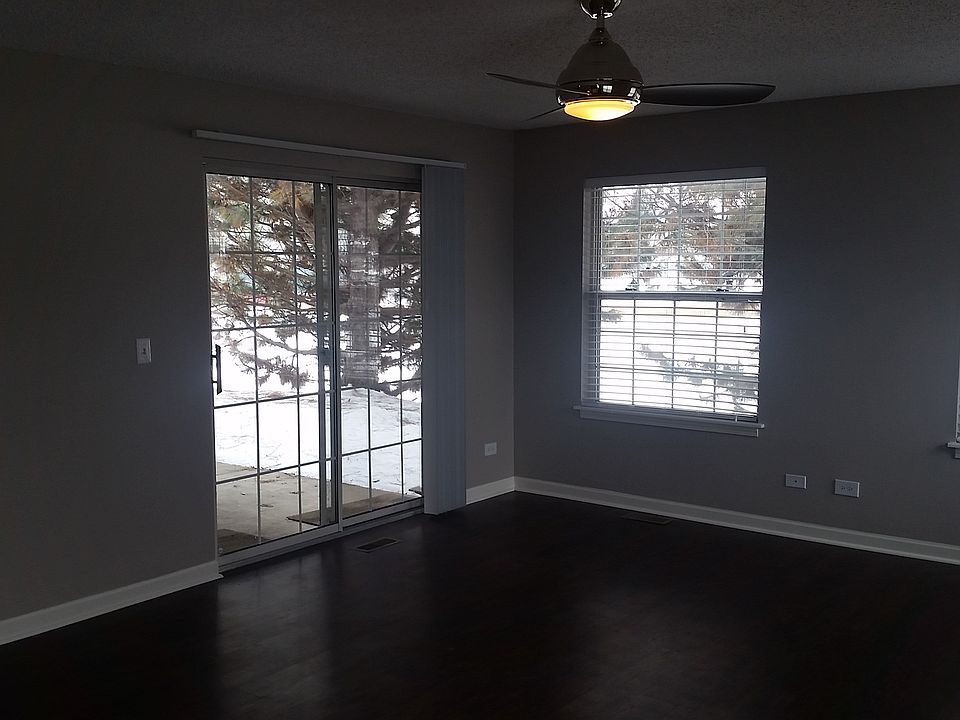 Living room and patio door