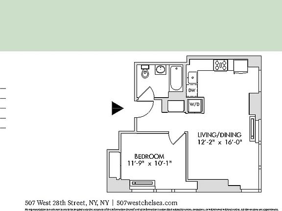 2nd image of 507 W 28th St APT 10K