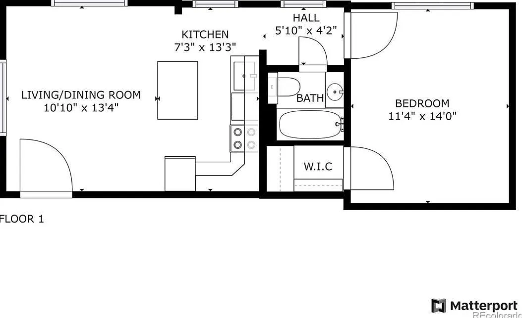 1 bed, 565 sqft, $1,450 — Photo 2