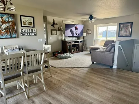 Main level great room space