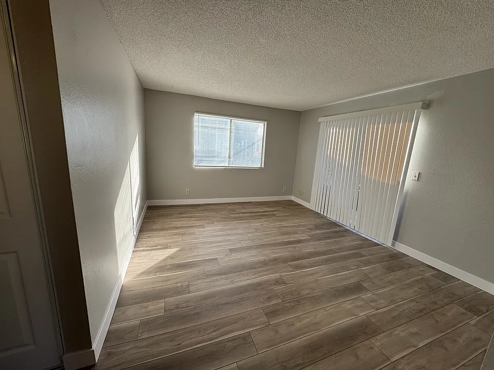 Brightly lit, spacious living space
