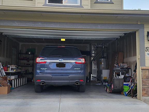 Two-car garage.