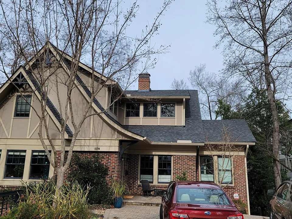 This is the duplex view from street.