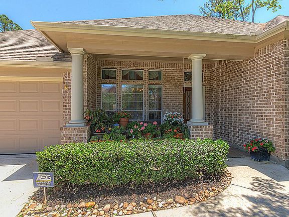 A covered front porch makes a lovely place to enjoy a cup of tea with friends.