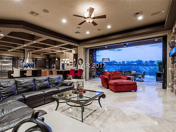 Great Room with glass disappearing pocket doors