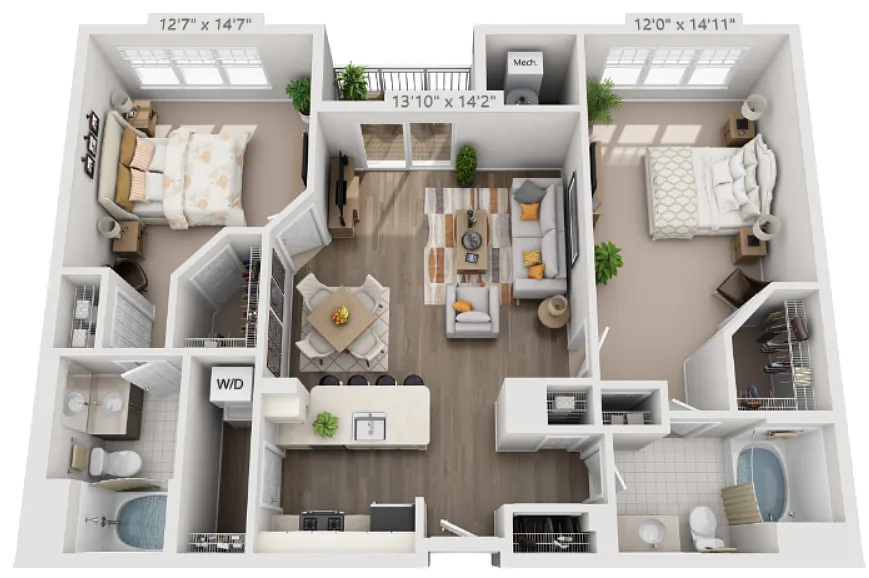 Floor plan B4