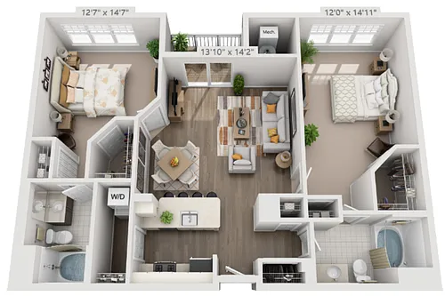 Floor plan B4