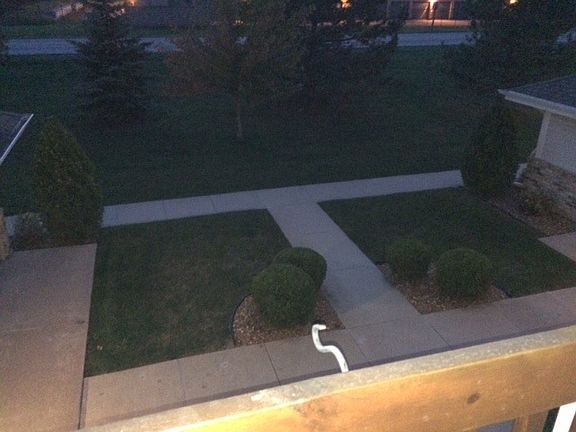 view from front door