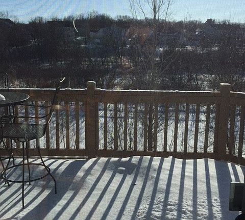 Deck in Winter