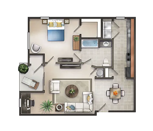 Floor plan The Maple Patio - Phase II