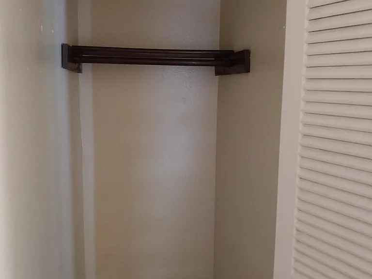 huge coat closet and inside storage