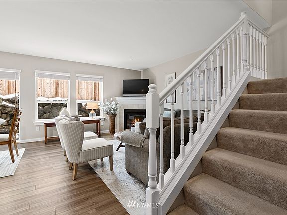  An abundance of windows allowing the natural light to pour in.