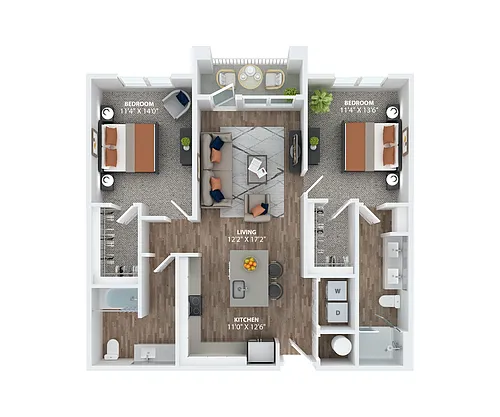 Floor plan Laurel B3