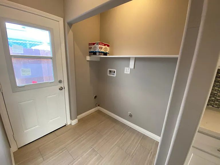 Laundry area