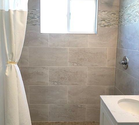 walk-in shower