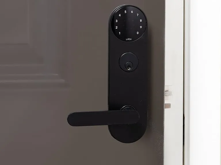 All apartments with electronic lock