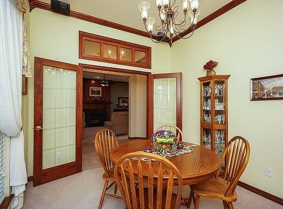 Formal Dining Room with Chandelier