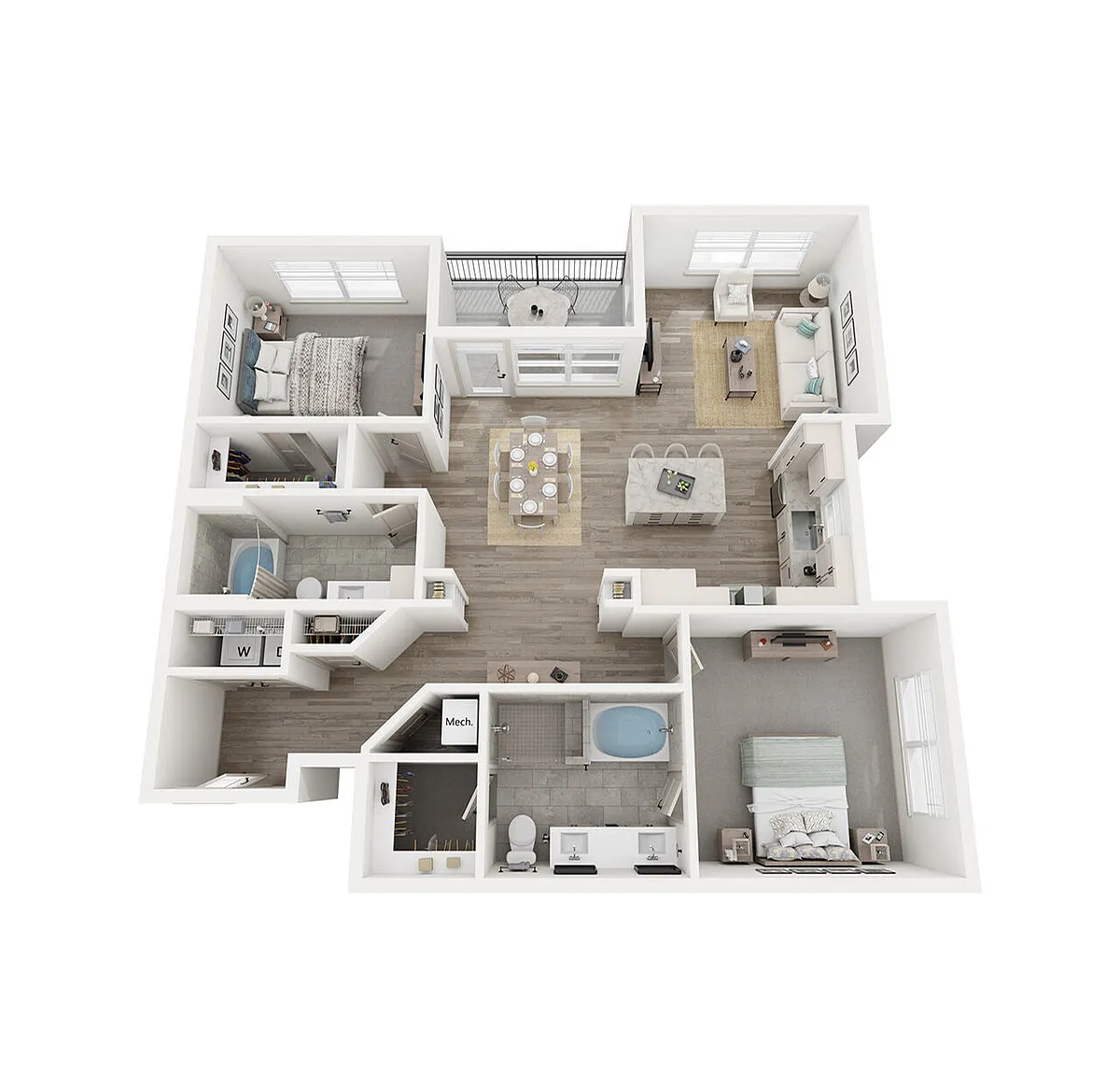 Floor plan 2B8