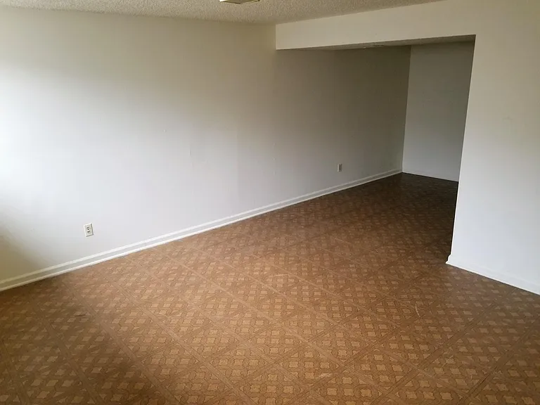 Family room in basement.