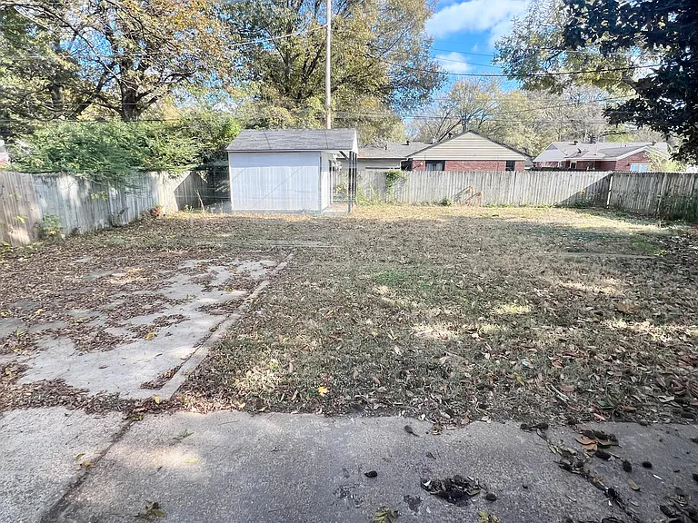 Exterior - backyard & storage shed
