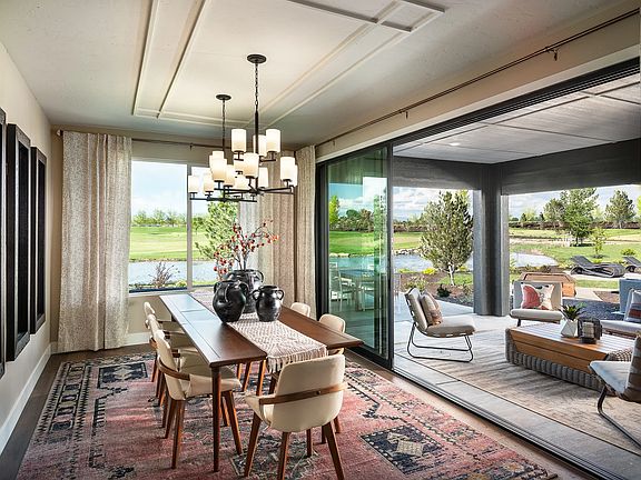 Dining Room of Model at Valor