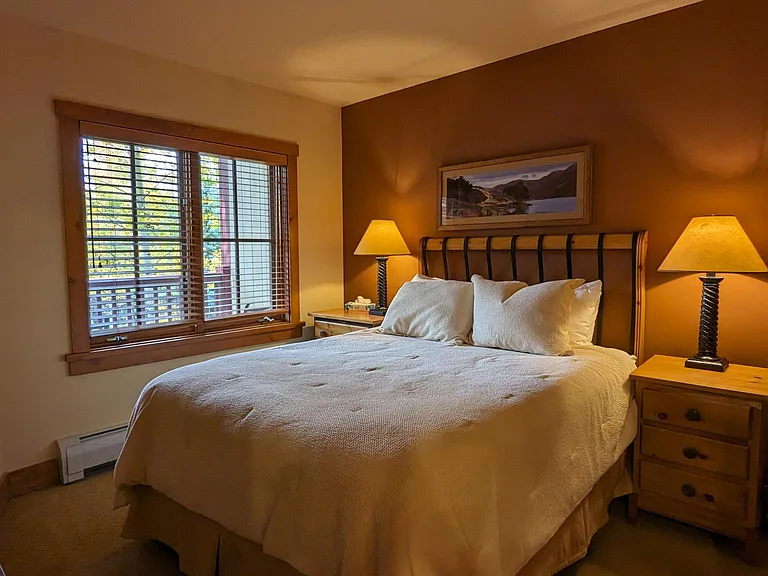 Beautiful views from your memory foam queen size bed.