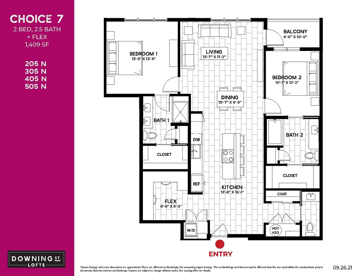 Floor plan 305