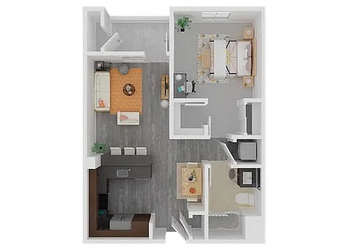 Floor plan One Bedroom
