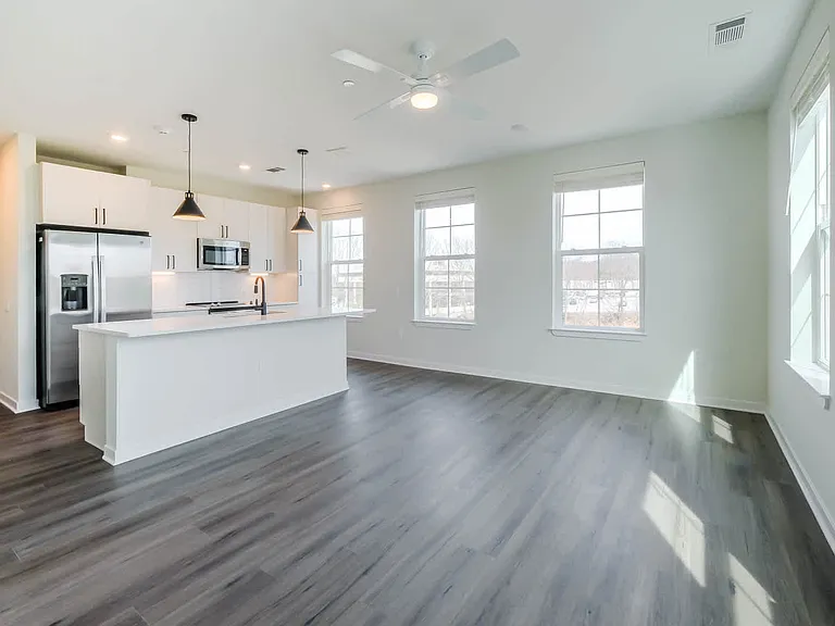 Living Room with Hard Surface Flooring