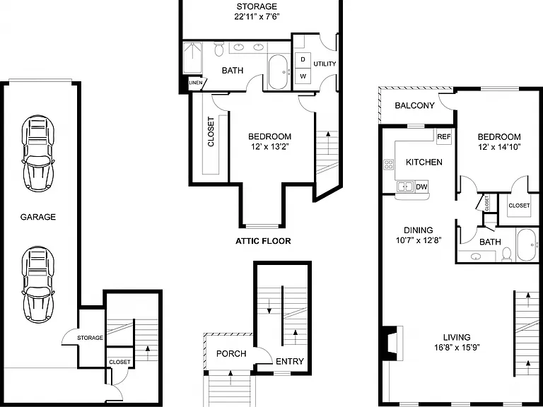 The Caruth Premier Townhome Apartments — Photo 40