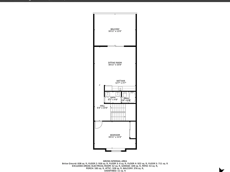Third Level Floor Plan