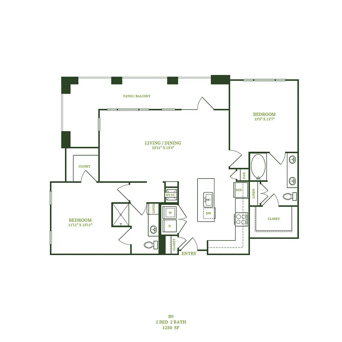 Floor plan B9