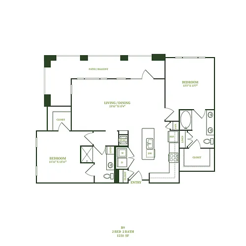 Floor plan B9