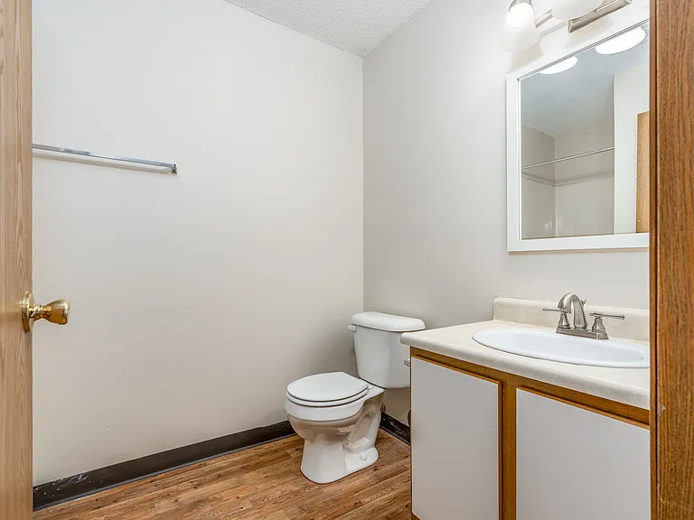 Bathroom of a River Valley apartment home in Lancaster, OH.