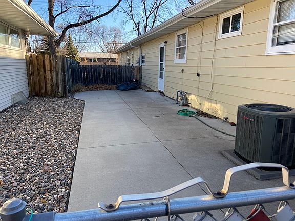 Oversized back patio