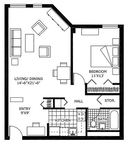 Floor plan A1
