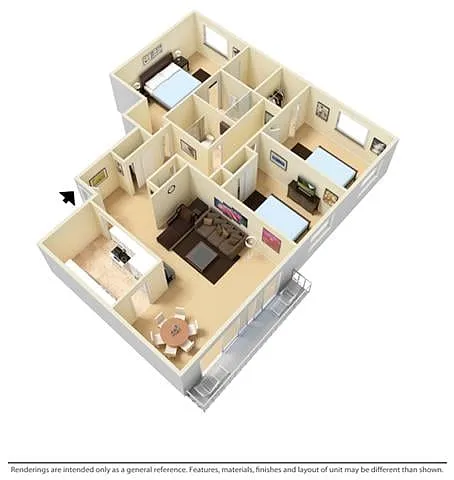 Floor plan 3B2BFE