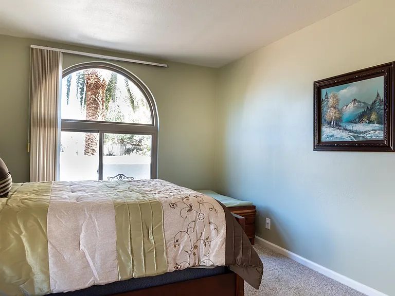 Ample light in front bedroom