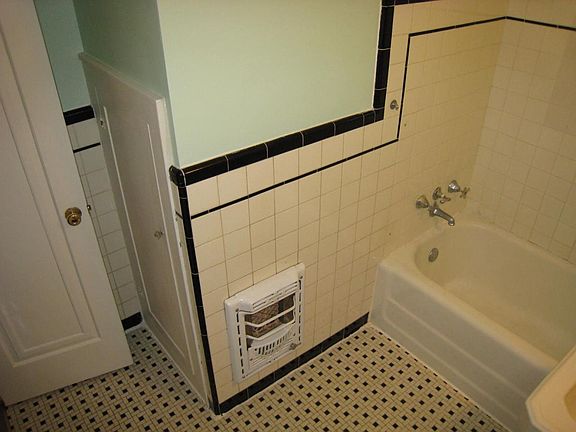 cabinet in main bathroom